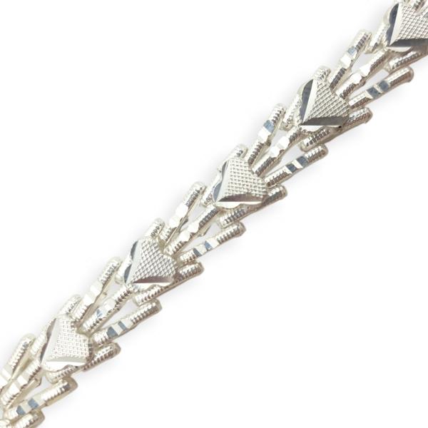 925 Sterling Silver Bracelet for Gents with Beautiful Design